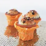 Vánočka v květináči