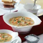 Vánoční rybí polévka z kapra