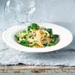 Veganské těstoviny carbonara