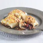 Zapečené palačinky s houbami a cuketou