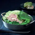 Zapečené vrstvené zelí s mletým masem Zapečené vrstvené zelí s mletým masem