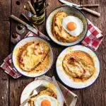 Zapečený sýrový chléb Croûte savoyarde