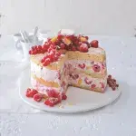 Zmrzlinový dort s ovocem