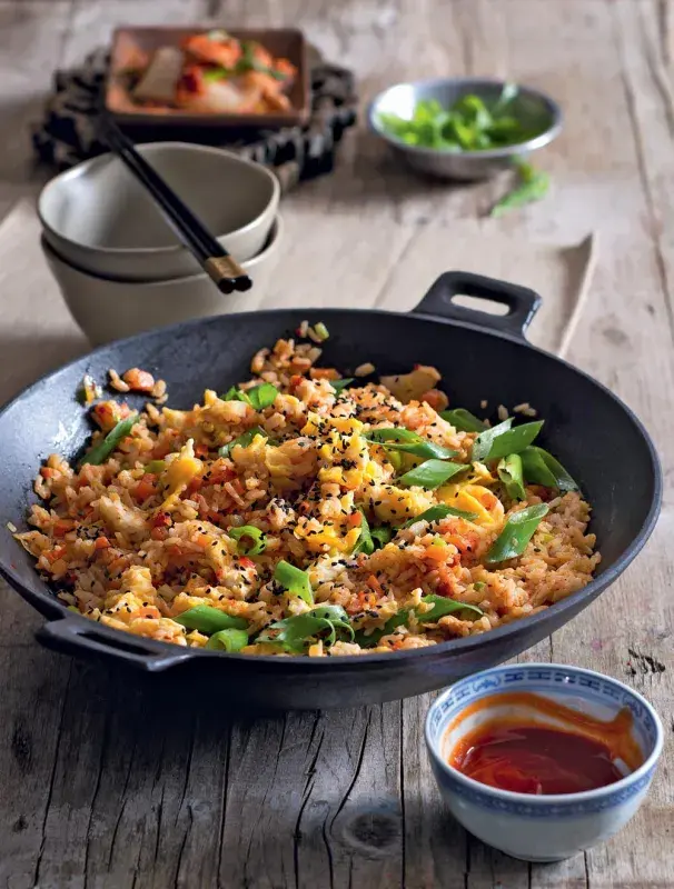 Smažená rýže s kimči