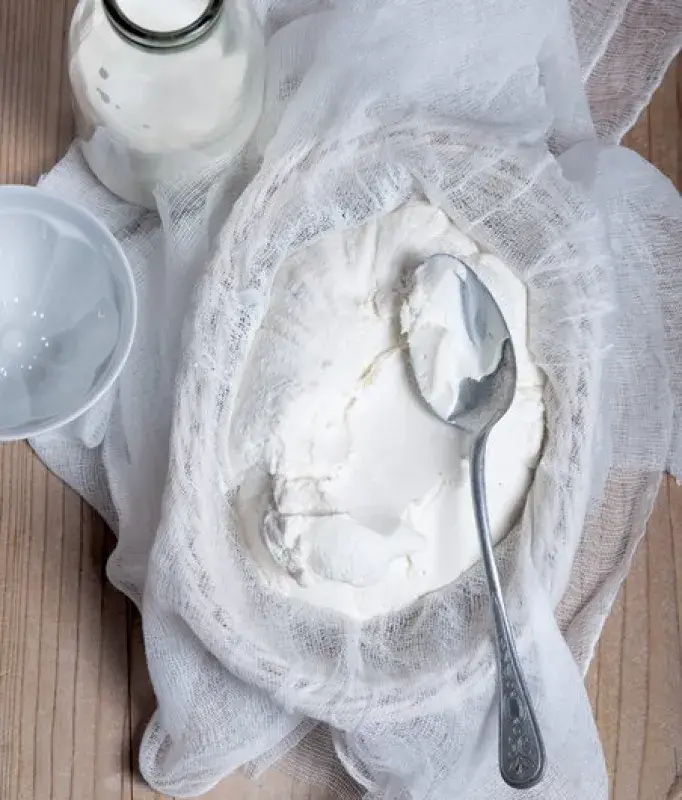 Domácí smetanový sýr à la ricotta