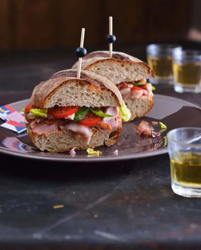 Pikantní kuřecí bageta