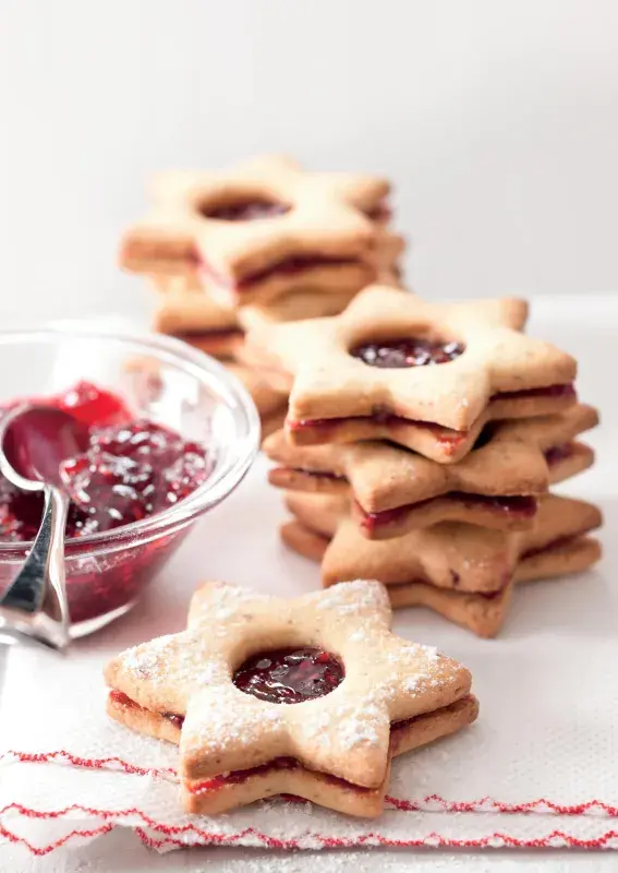 Bezlepkové linecké cukroví