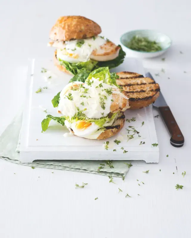 Burgery à la salát Caesar