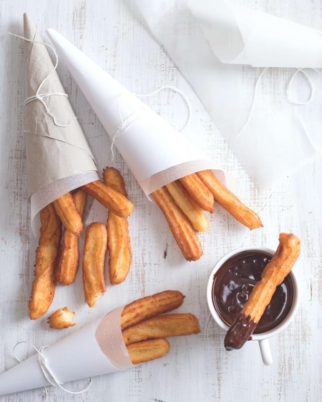 Churros s chilli čokoládou 