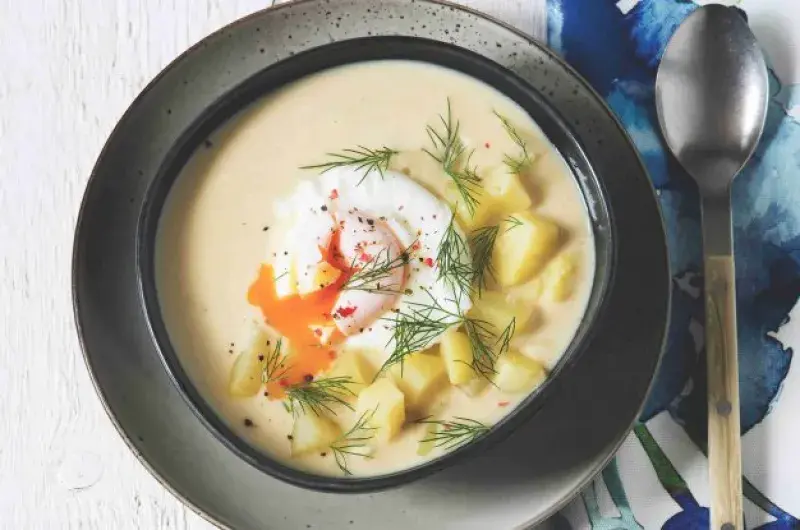 Cuketová koprová polévka