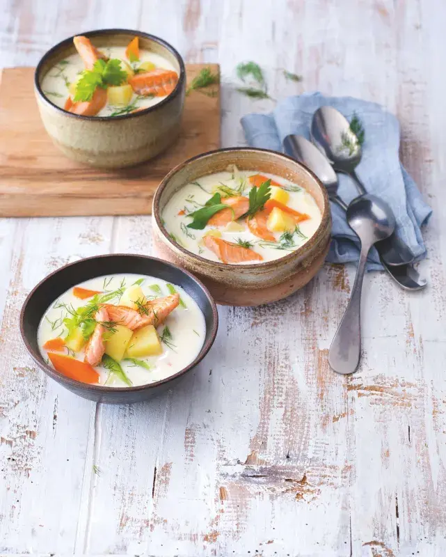 Finská rybí polévka