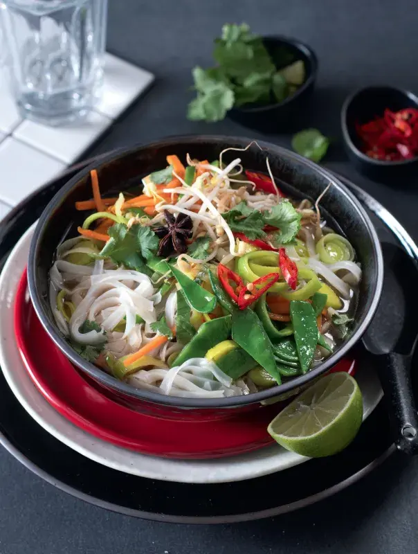 Jarní nudlová polévka