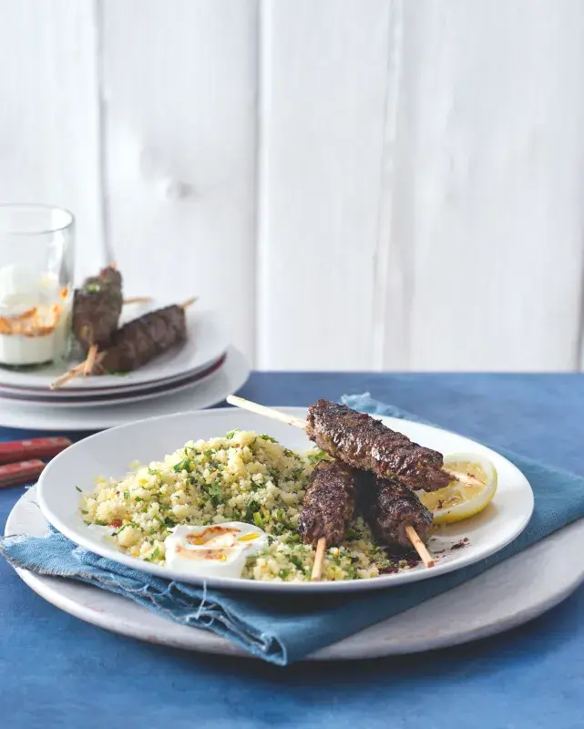 Jehněčí kofty s bylinkovým kuskusem