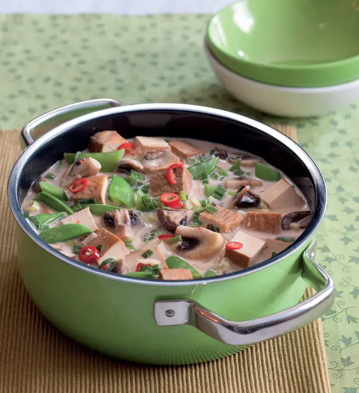 Kokosové kari s tofu