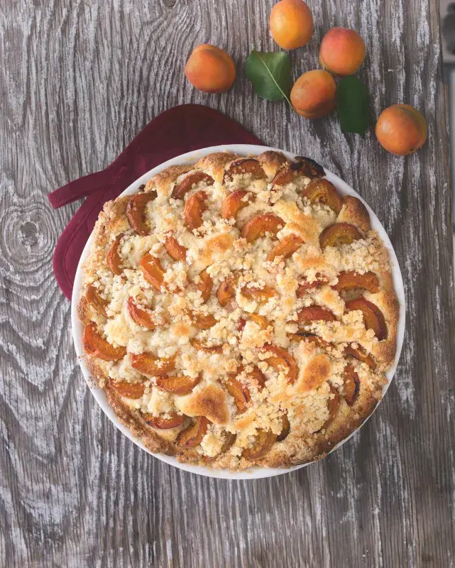 Supersnadný hrnkový meruňkový koláč