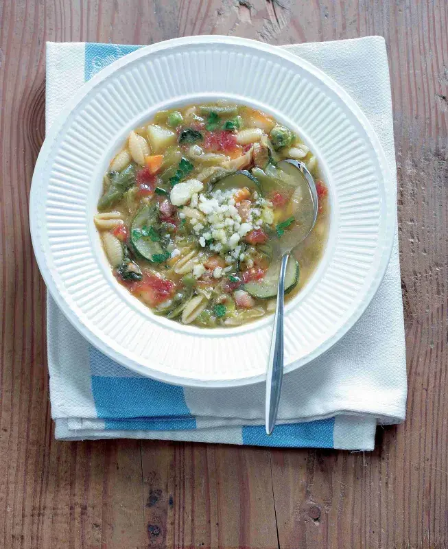 Minestrone s pancettou