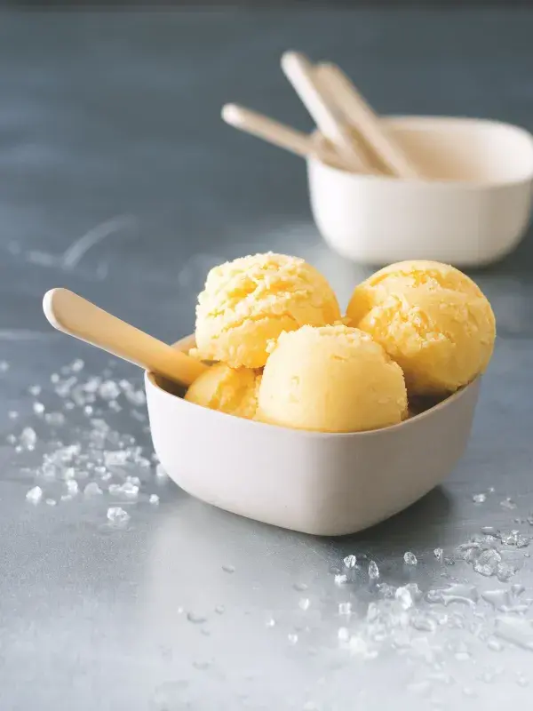 Mixovaná mangová zmrzlina