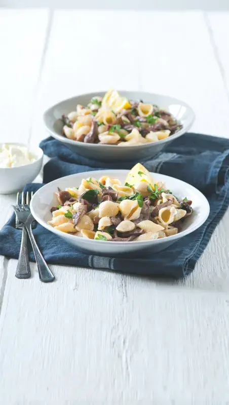 Mušličky s houbami a mascarpone