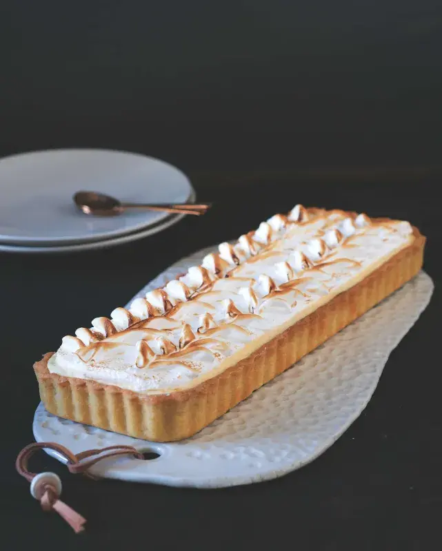 Pomerančový meringue páj