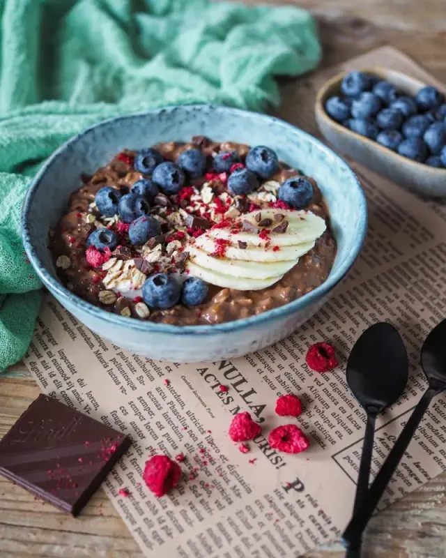 Čokoládová ovesná kaše podle Na skok v kuchyni