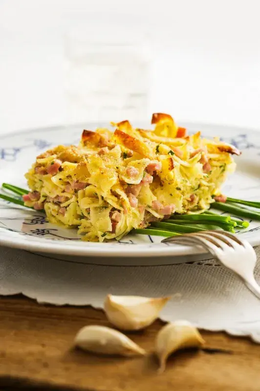 Šunkofleky s uzeným bůčkem