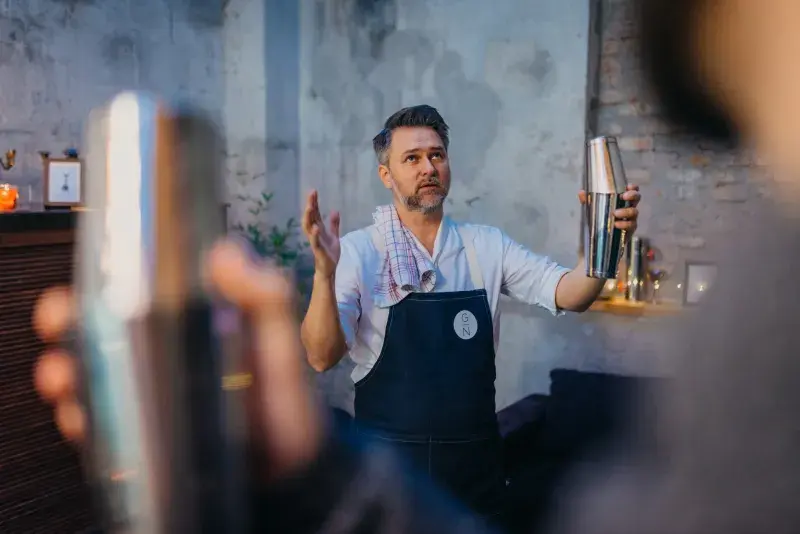 Cocktail Class pod vedením George Němce je zážitek
