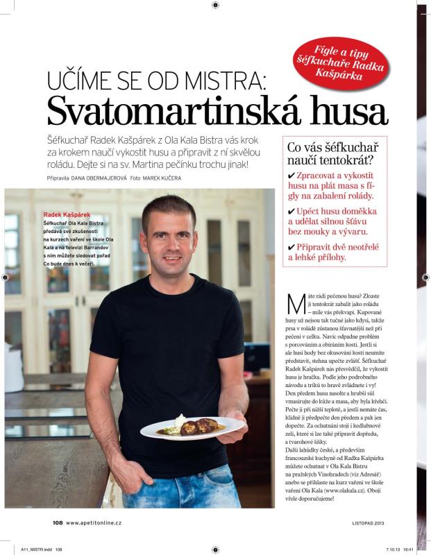 Listopad 2013, Radek Kašpárek
