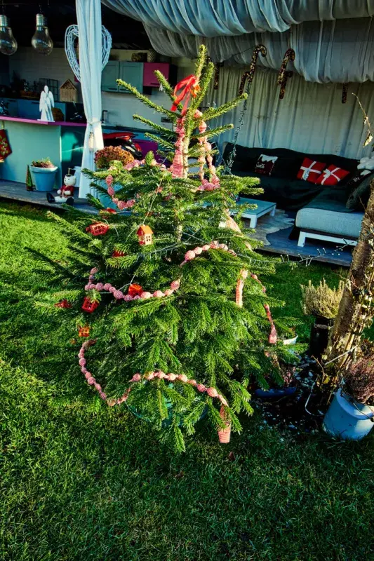 Vánoční výzdoba u Agáty Hanychové