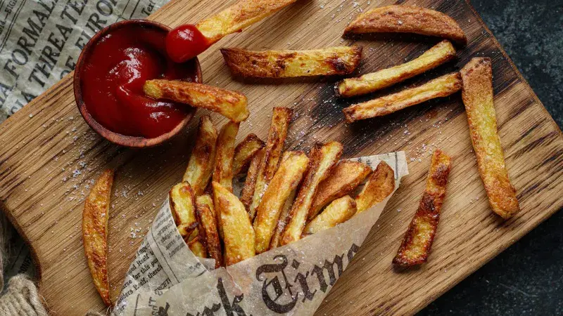 Hranolky pečené v troubě