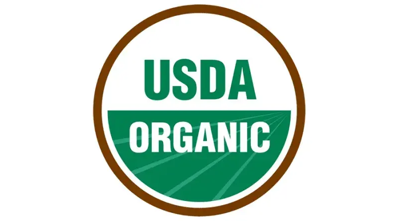 Logo certifikovaných bio potravin v USA