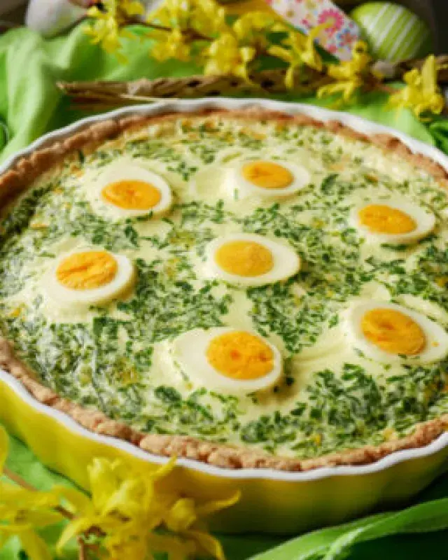 Velikonoční bezlepkový quiche