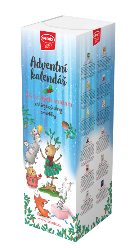 Adventní kalendář plný zdravých teplých snídaní