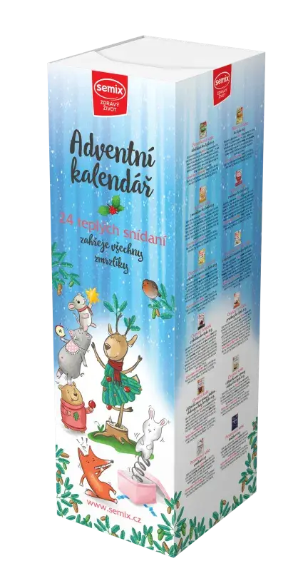 Adventní kalendář plný zdravých teplých snídaní