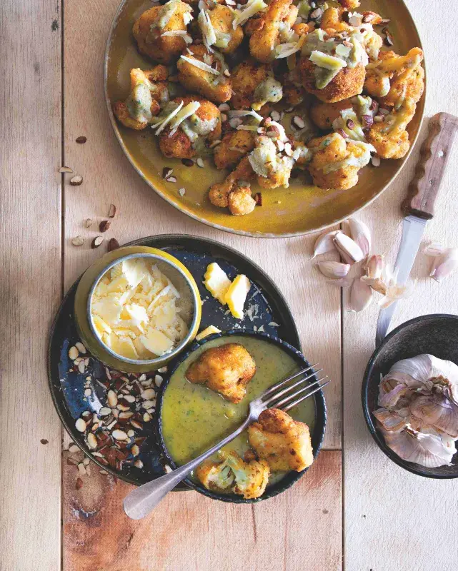 Agliata se smaženým květákem