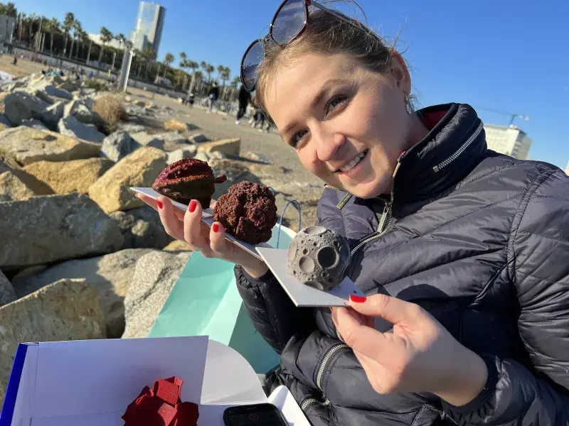 Jana Pokorná v Barceloně