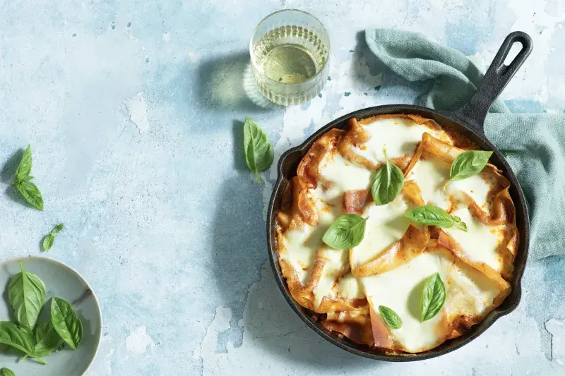Bleskové lasagne z jedné pánve