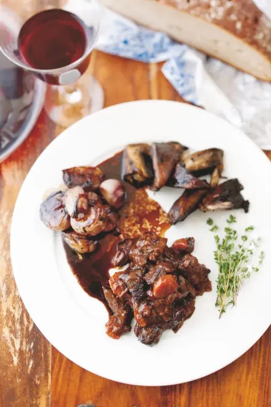 Boeuf bourguignon podle Julie Child