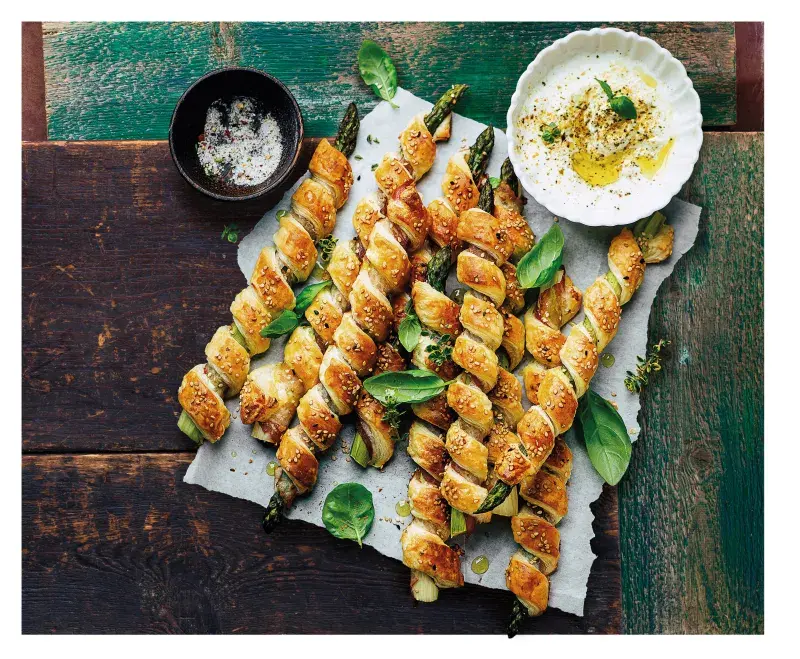 Chřest & prosciutto v listovém těstě