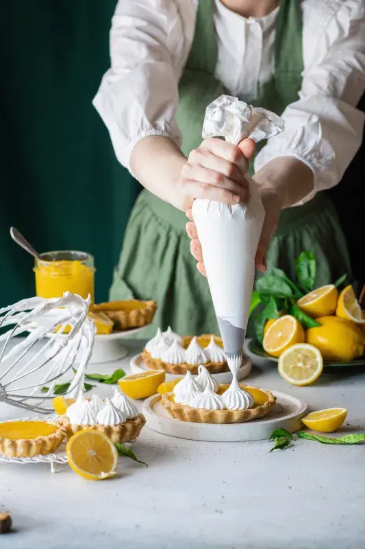 Citronové tartaletky á la meringue pie