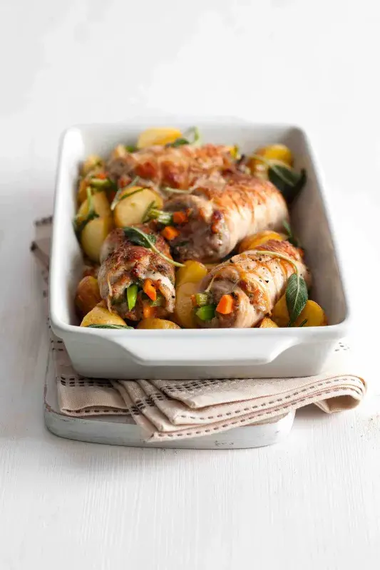 Závitek z krůtího masa