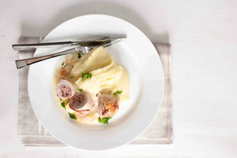 Kuřecí závitky se sýrem