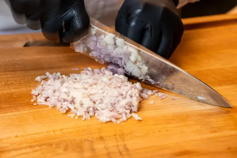 Krájení cibule