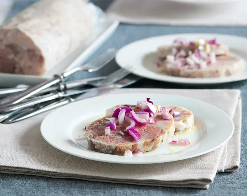 Domácí světlá tlačenka