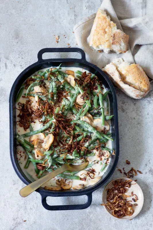 Fazolky v houbové omáčce