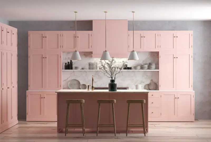 Růžová kuchyně