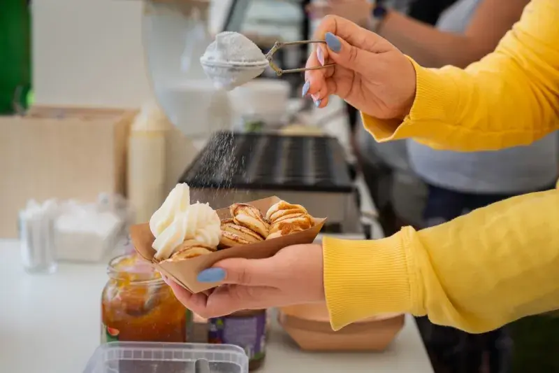 Holandské poffertjes