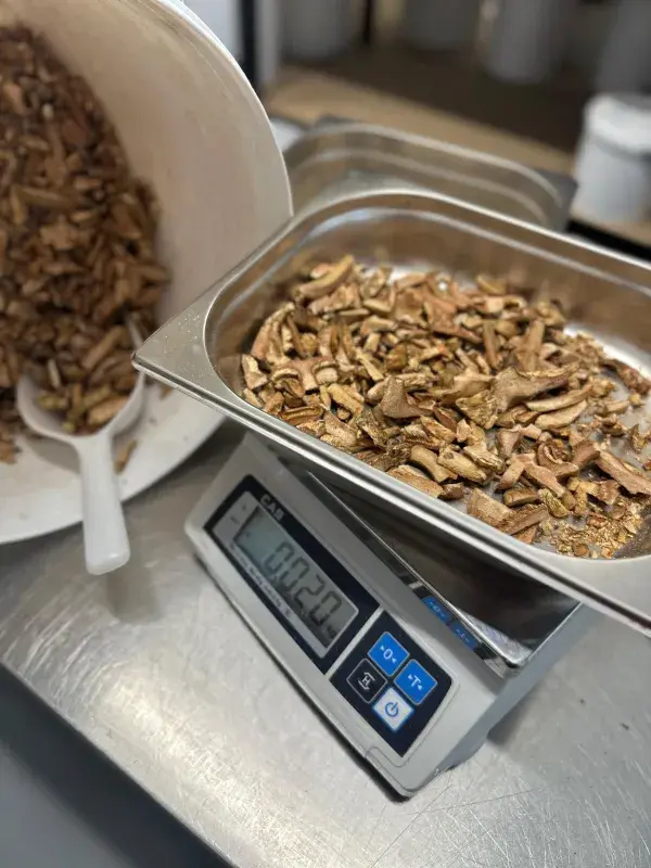 Ryzec smrkový na váze - 20 g je hromada