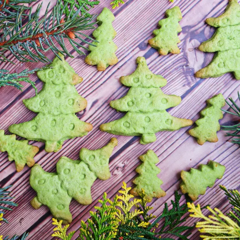 Zábavné špenátové sušenky