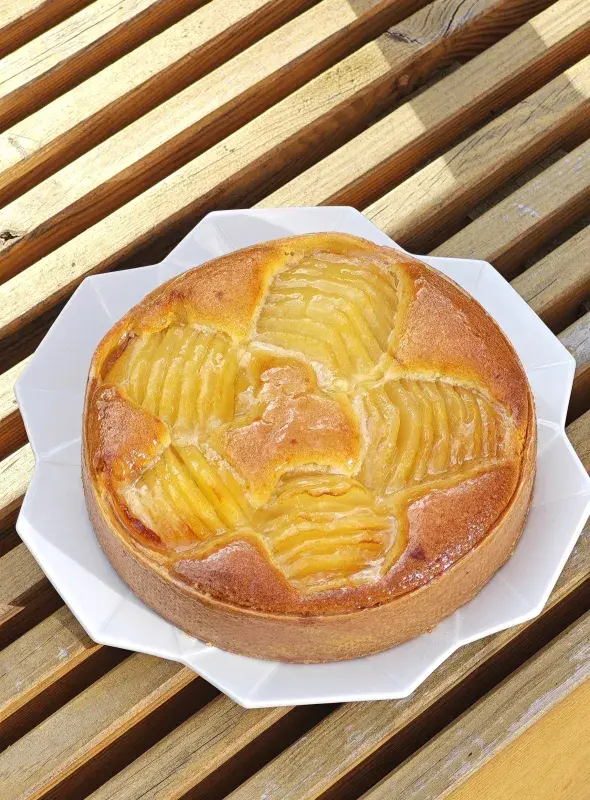 Francouzský hruškový koláč