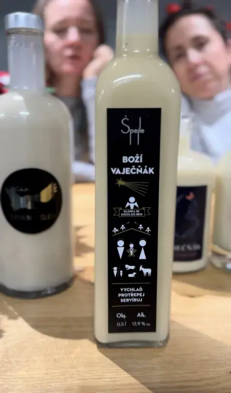 Testování vaječných likérů